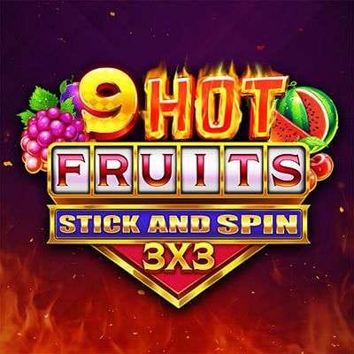 9 Hot Fruits Stick and Spin 3x3 game screenshot